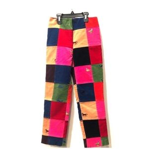 Lilly Pulitzer girls size 6 patchwork corduroy pants